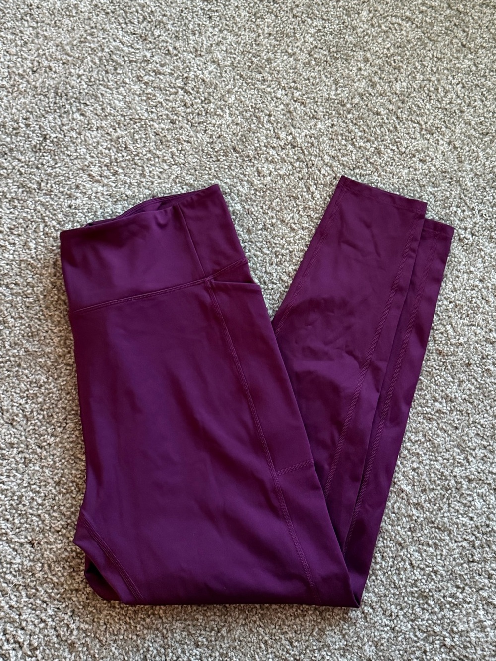 girlfriend collective Plum High-Rise Leggings